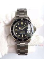 Replica Rolex Vintage Submariner Watch 40mm Stainless Steel Black Bezel